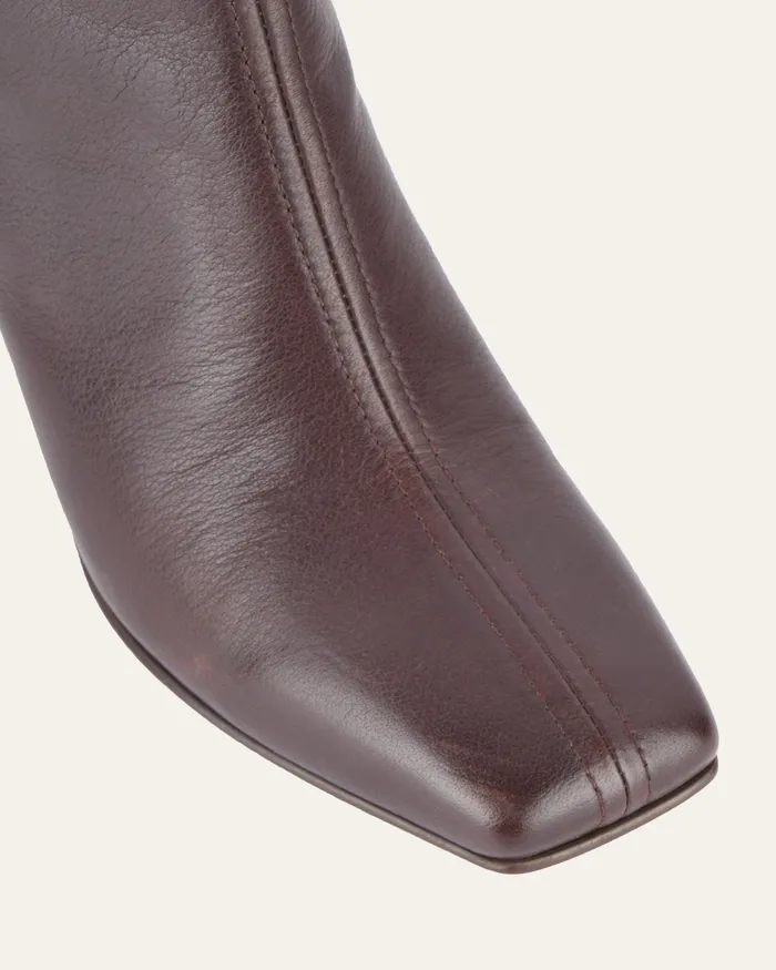 Women ANKLE BOOTS jomercer Nevada mid ankle boots chocolate leather