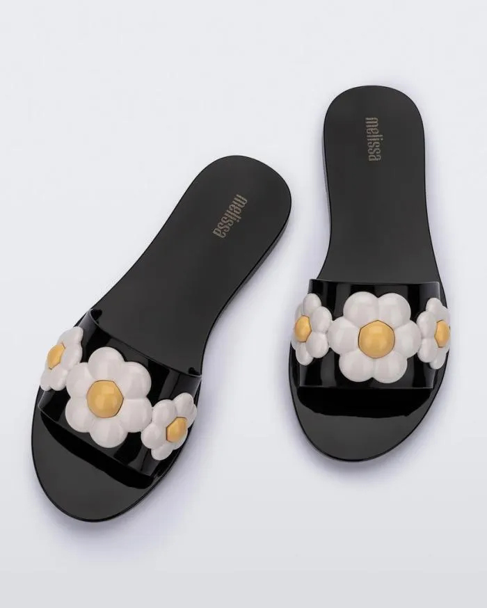Women Babe Spring Blackwhite Melissa Slides