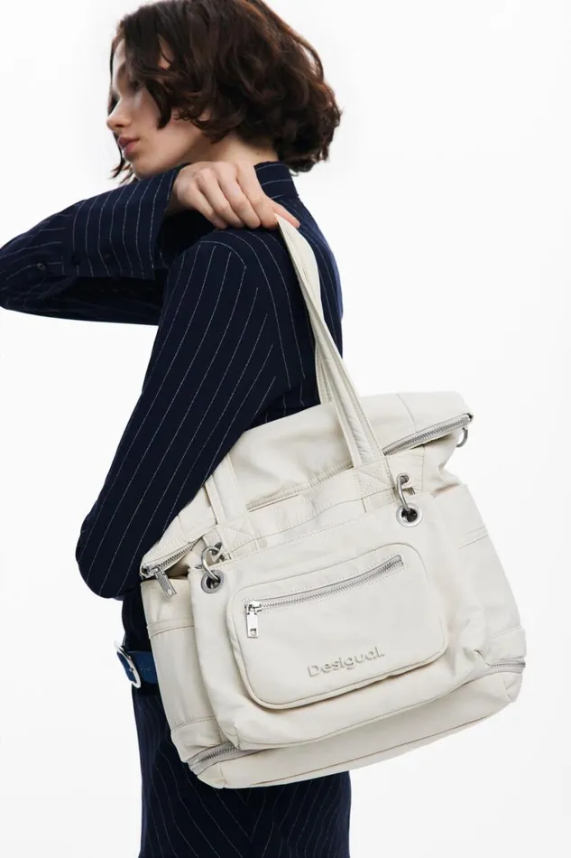 Women Backpacks Desigual Multiposition Nylon Backpack