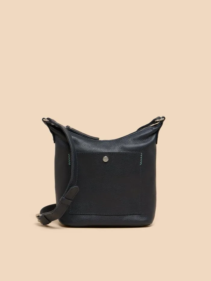 Women BAGS and PURSES White Stuff Mini Fern Leather Crossbody Dark Navy Women BAGS and PURSES White Stuff Mini Fern Leather Crossbody Dark Navy