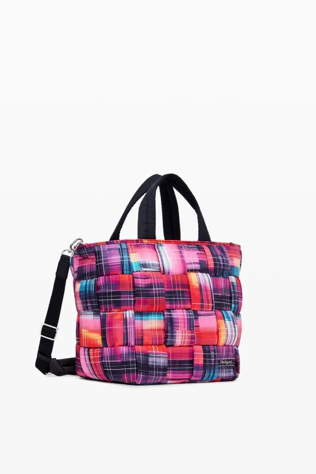 Women Bags Desigual Nylon Bag With Arty Multiposition Handles