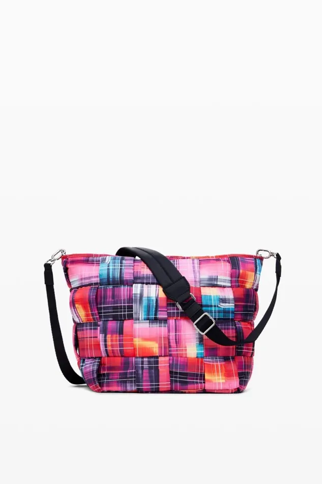Women Bags Desigual Nylon Bag With Arty Multiposition Handles