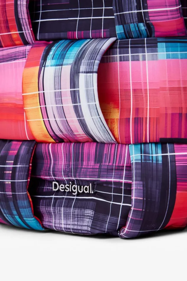Women Bags Desigual Nylon Bag With Arty Multiposition Handles