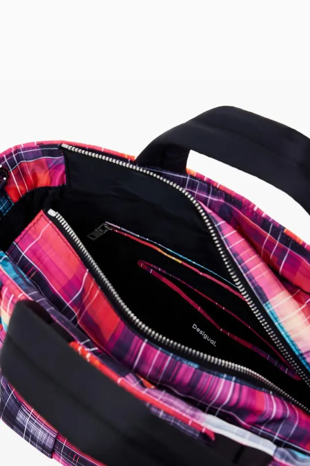 Women Bags Desigual Nylon Bag With Arty Multiposition Handles