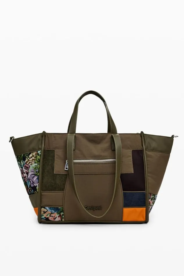 Women Bags Desigual Patchwork Shopper Bag