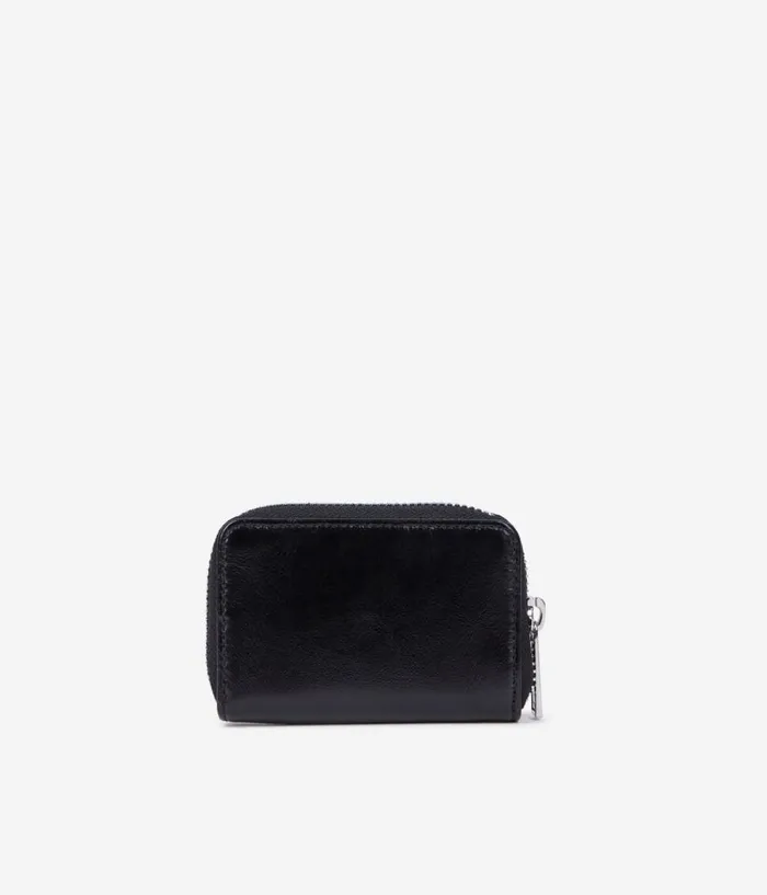 Women Bags THE KOOPLES Black Leather Blazon Coin Purse Women Bags THE KOOPLES Black Leather Blazon Coin Purse
