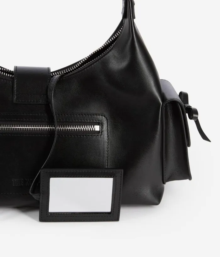 Women Bags THE KOOPLES Black Smooth Leather Amelia Chain Bag