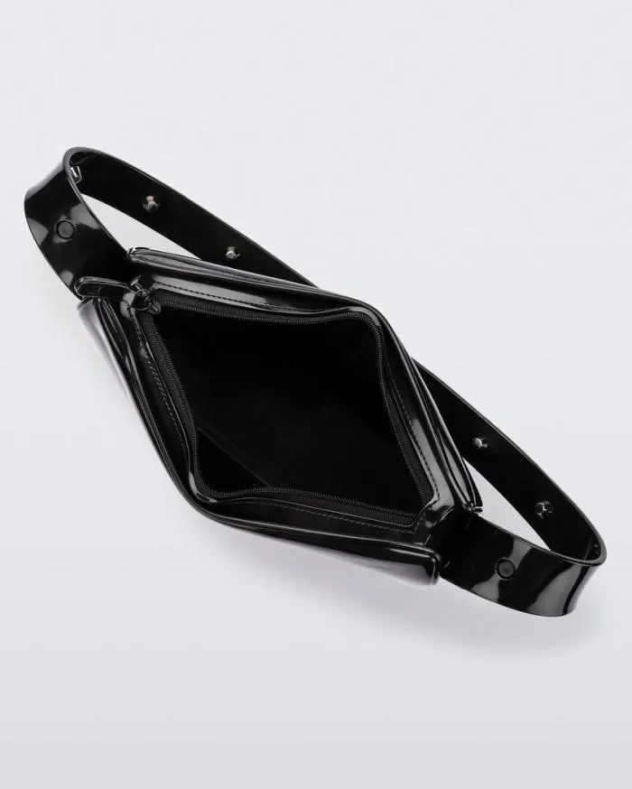 Women Baguete Studs Black Melissa Handbags