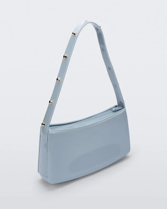 Women Baguete Studs Blue Melissa Handbags