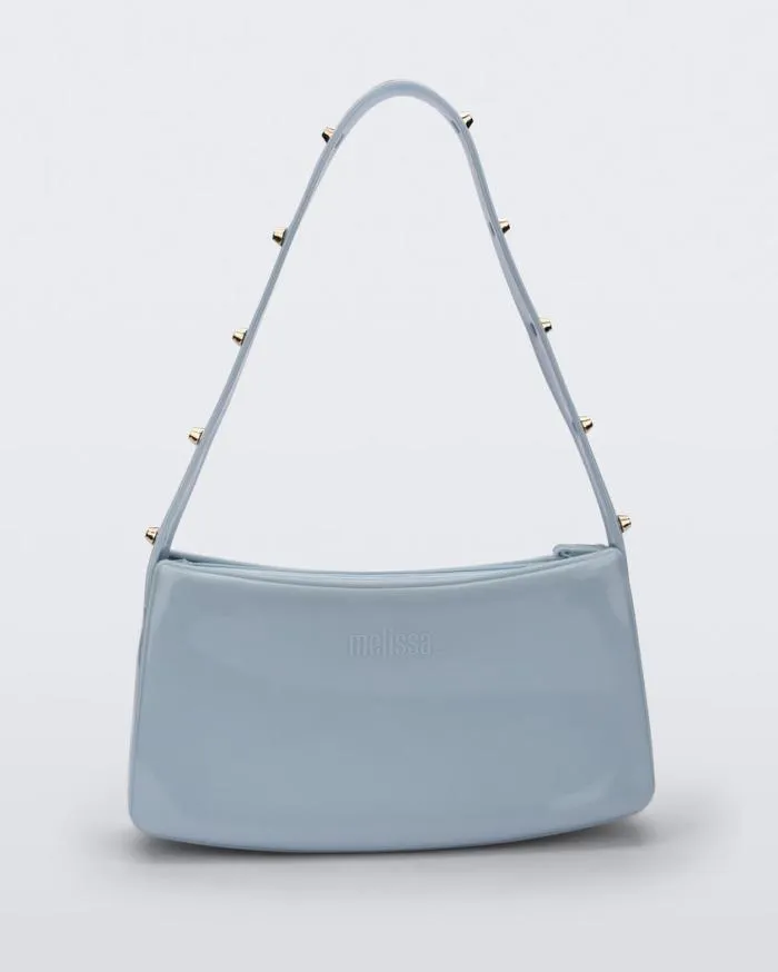 Women Baguete Studs Blue Melissa Handbags