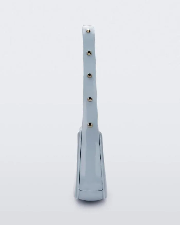 Women Baguete Studs Blue Melissa Handbags