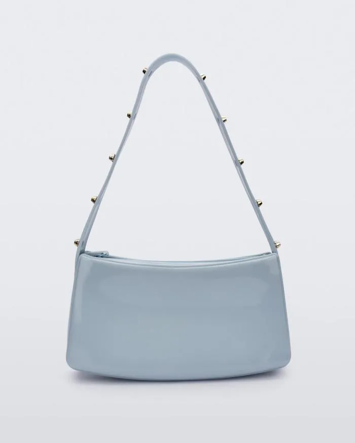 Women Baguete Studs Blue Melissa Handbags