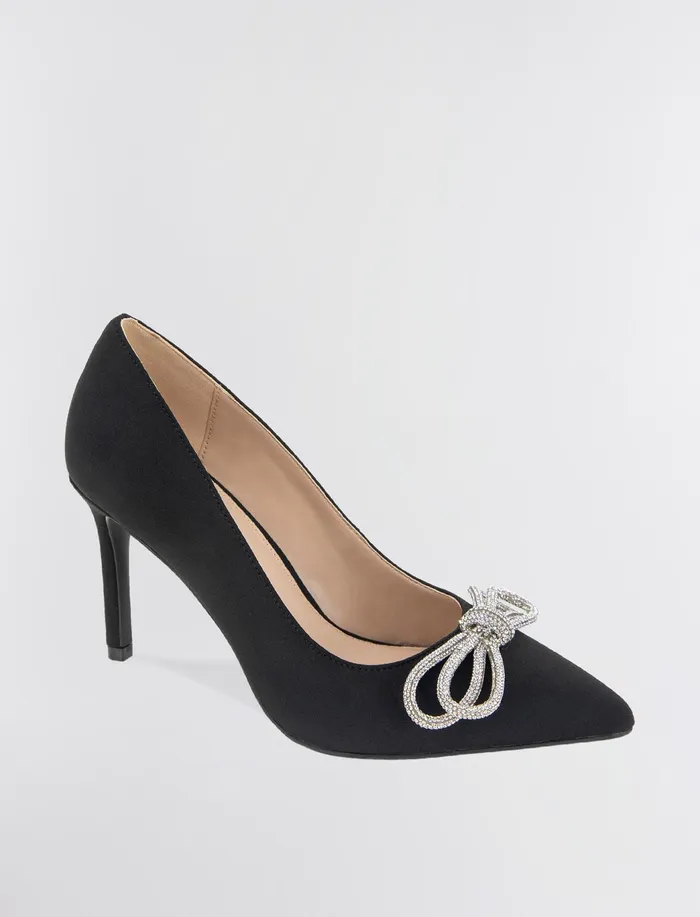 Women BCBGeneration BCBG Black Anna Pump Heel Black Neoprene