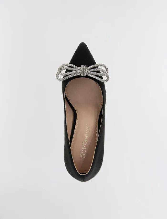 Women BCBGeneration BCBG Black Anna Pump Heel Black Neoprene