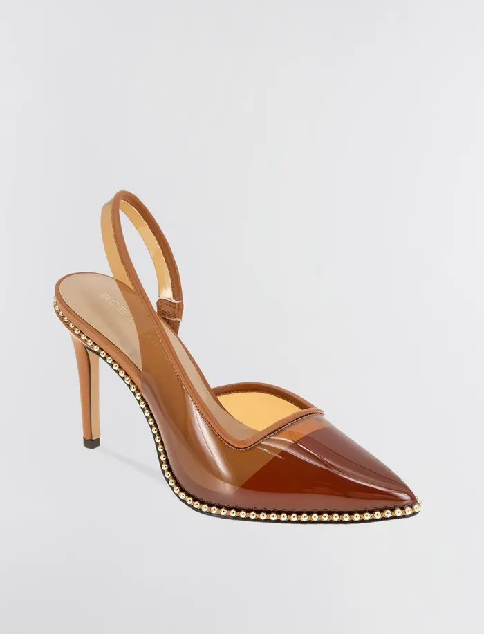 Women BCBGeneration BCBG Brown Hamina Pump Sugar Almond