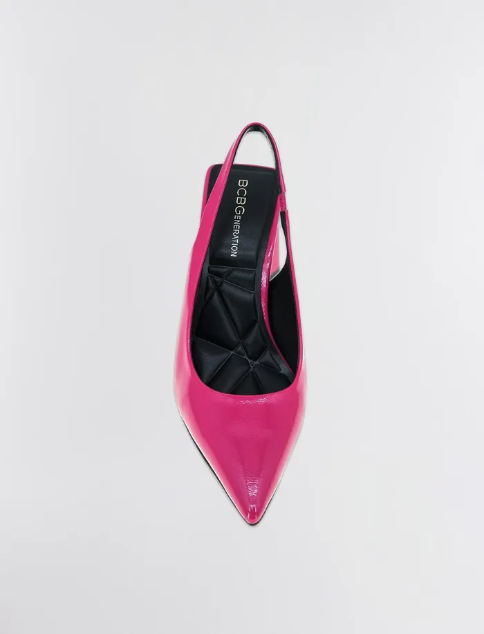 Women BCBGeneration BCBG Pink Trina Pump Heel Viva Pink Patent