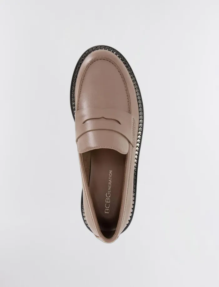 Women BCBGeneration BCBG Taupe Sabin Loafer Taupe