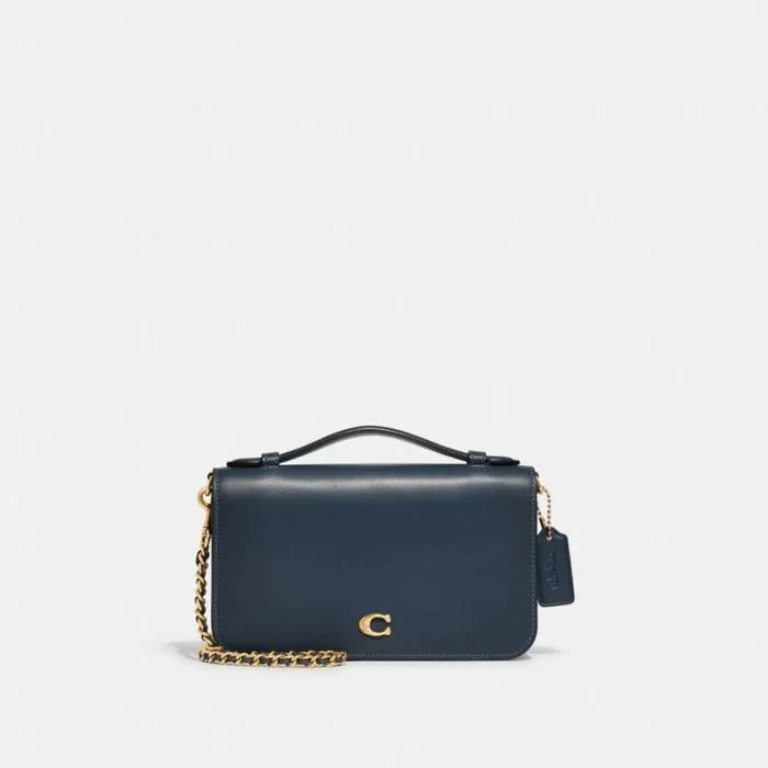 Women Bea Crossbody Brassdenim Coach Crossbody Bags