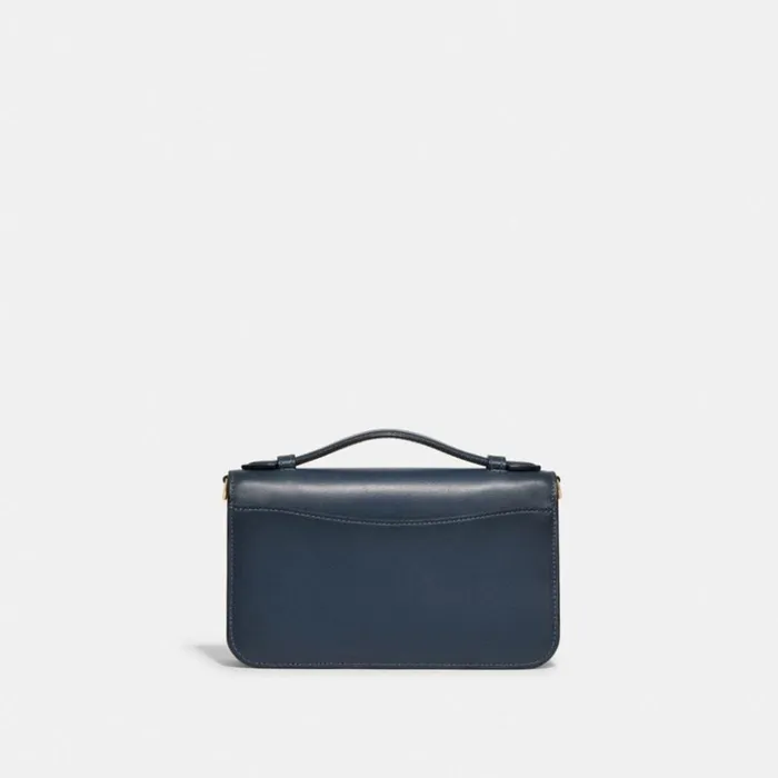 Women Bea Crossbody Brassdenim Coach Crossbody Bags