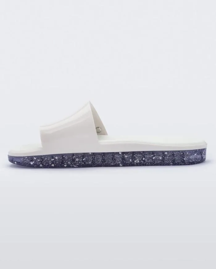 Women Beach White Glitterclear Melissa Slides