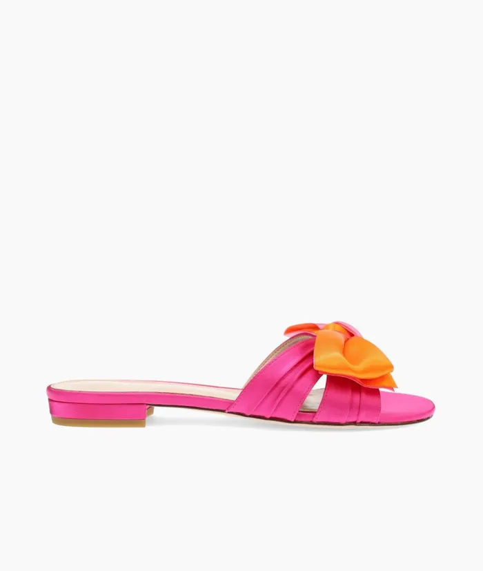 Women Becall Slide 8211 Pink Pelle Moda Flats