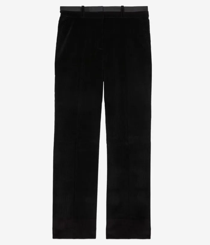 Women Blazers and Suits THE KOOPLES Black Corduroy Suit Trousers