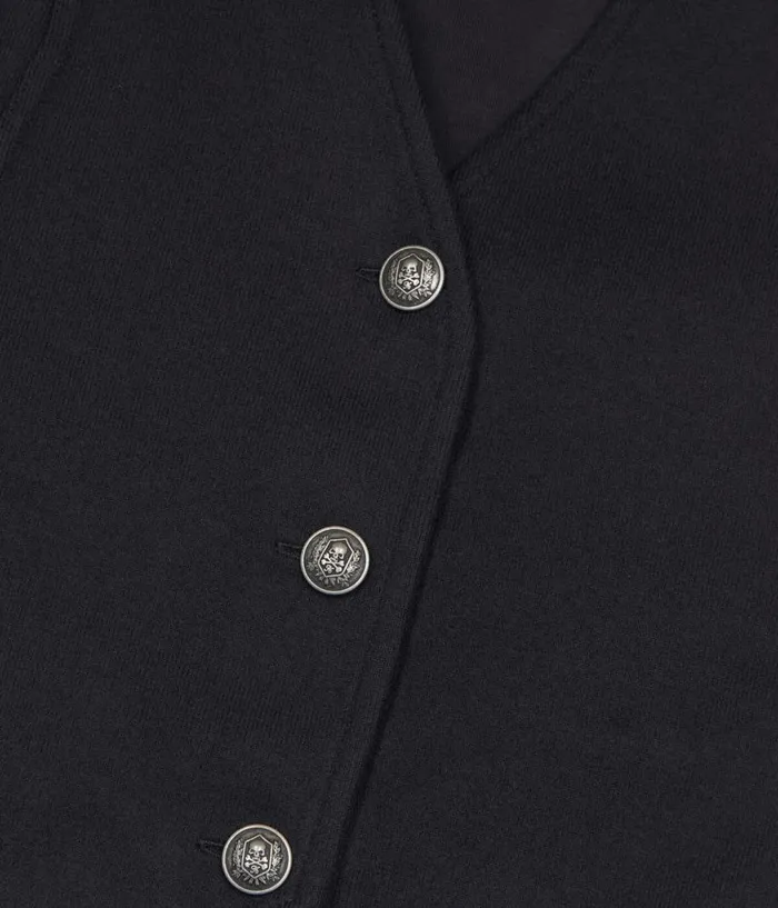 Women Blazers and Suits THE KOOPLES Black Waistcoat With Lacing
