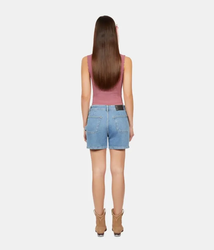 Women Blouses and Shirts THE KOOPLES Lilac Openwork Knit Top Women Blouses and Shirts THE KOOPLES Lilac Openwork Knit Top