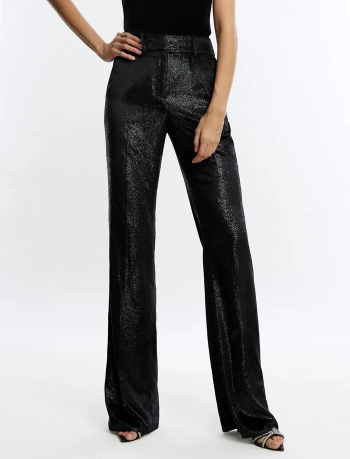 Women Bottoms BCBG HighWaisted Trouser Black Beauty