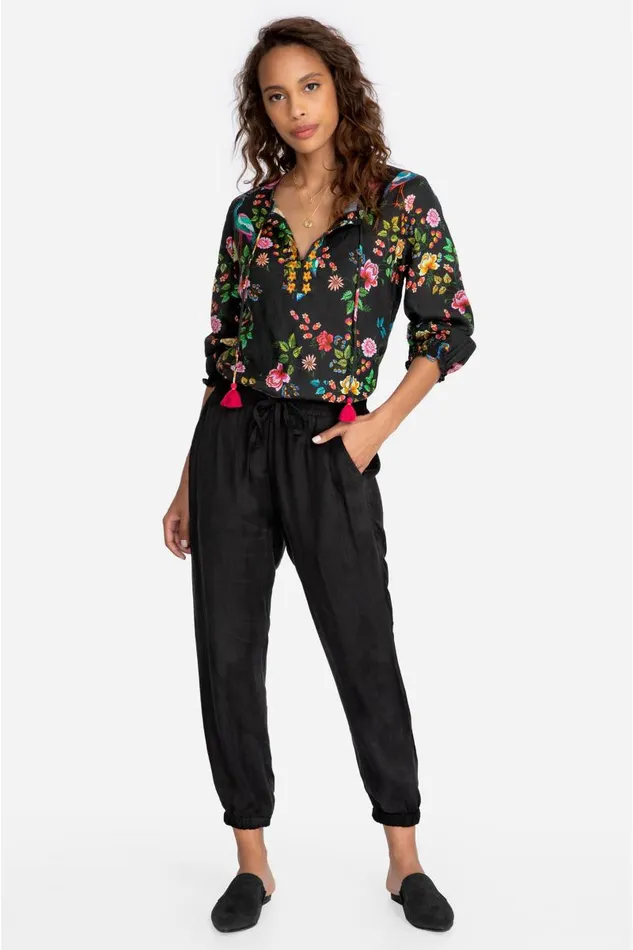 Women Bottoms Johnny Was Alice Jogger Black