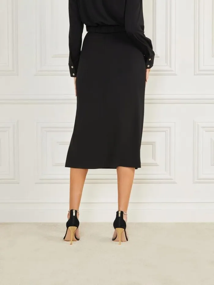 Women Bottoms Marciano Cara Skirt Black