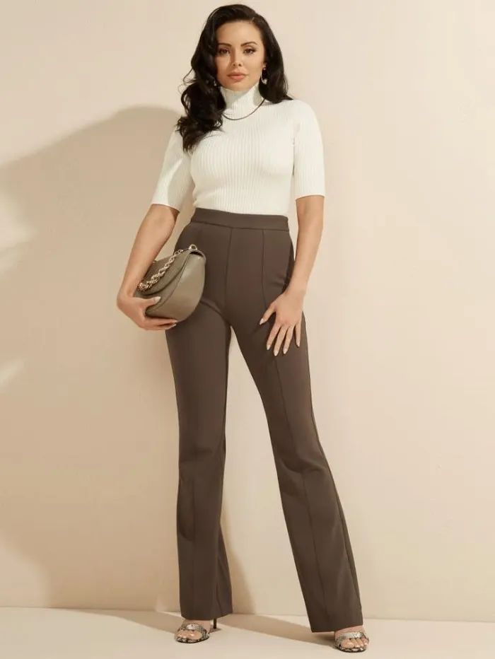 Women Bottoms Marciano Chloe Flared Pant Cocopop Women Bottoms Marciano Chloe Flared Pant Cocopop