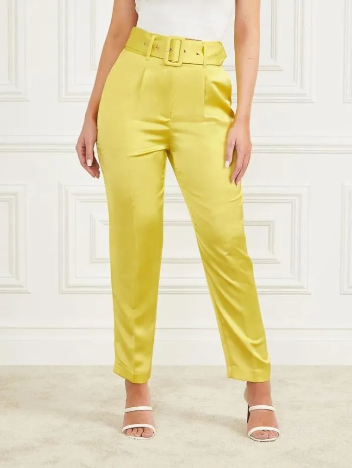 Women Bottoms Marciano The New Atlas Pant Green Sheen