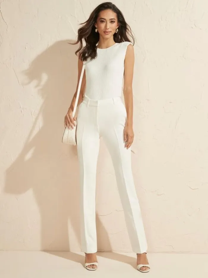 Women Bottoms Marciano Winnie Genesis Pant Frosted White Women Bottoms Marciano Winnie Genesis Pant Frosted White