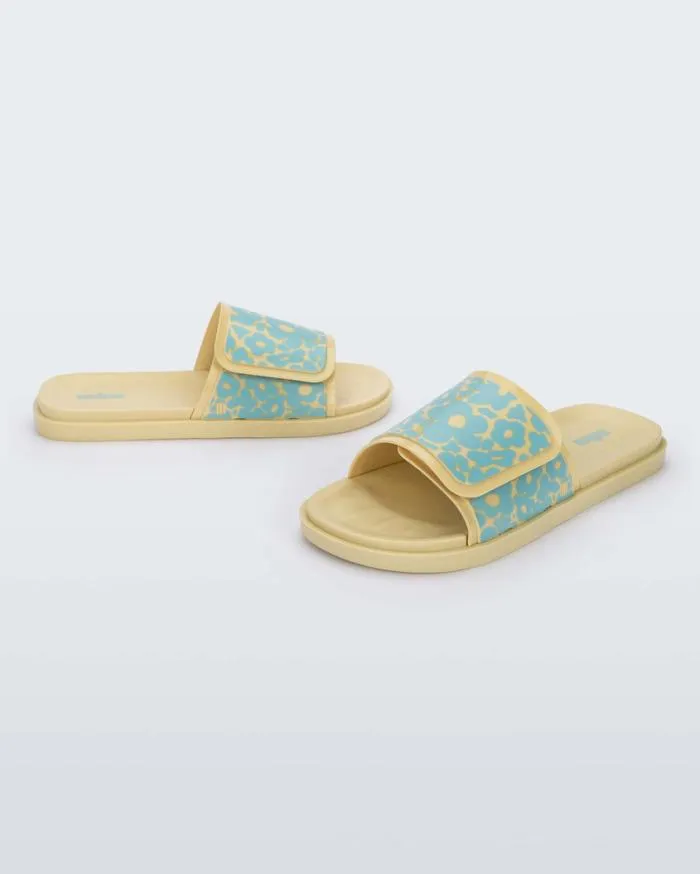 Women Brave Slide Yellowblue Melissa Slides