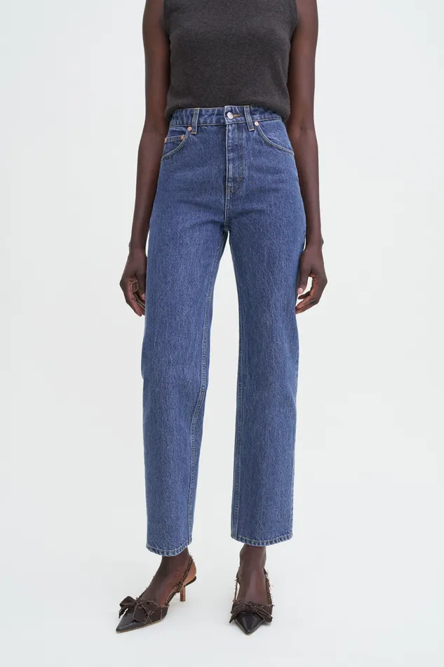 Women Briony Jeans Washed Mid Blue Jeans filippak