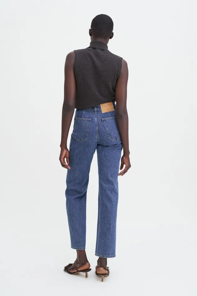Women Briony Jeans Washed Mid Blue Jeans filippak