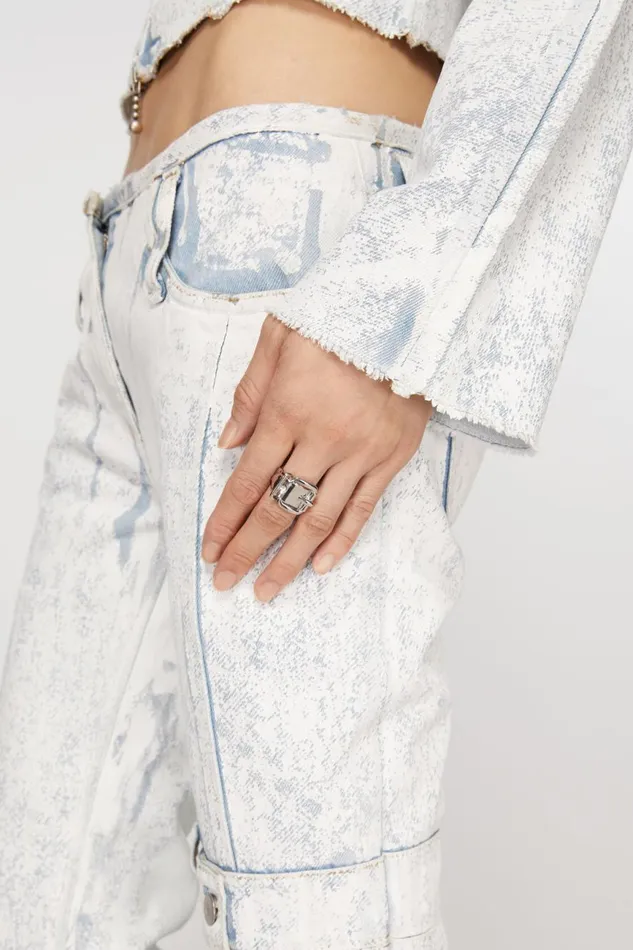 Women Buckle Ring Silver Acne Studios Jewellery