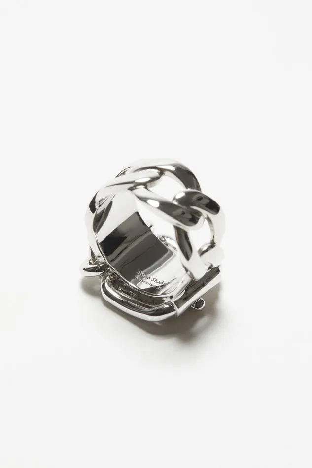 Women Buckle Ring Silver Acne Studios Jewellery
