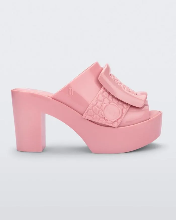Women Buckle Up Mule Pinkpink Melissa Platforms