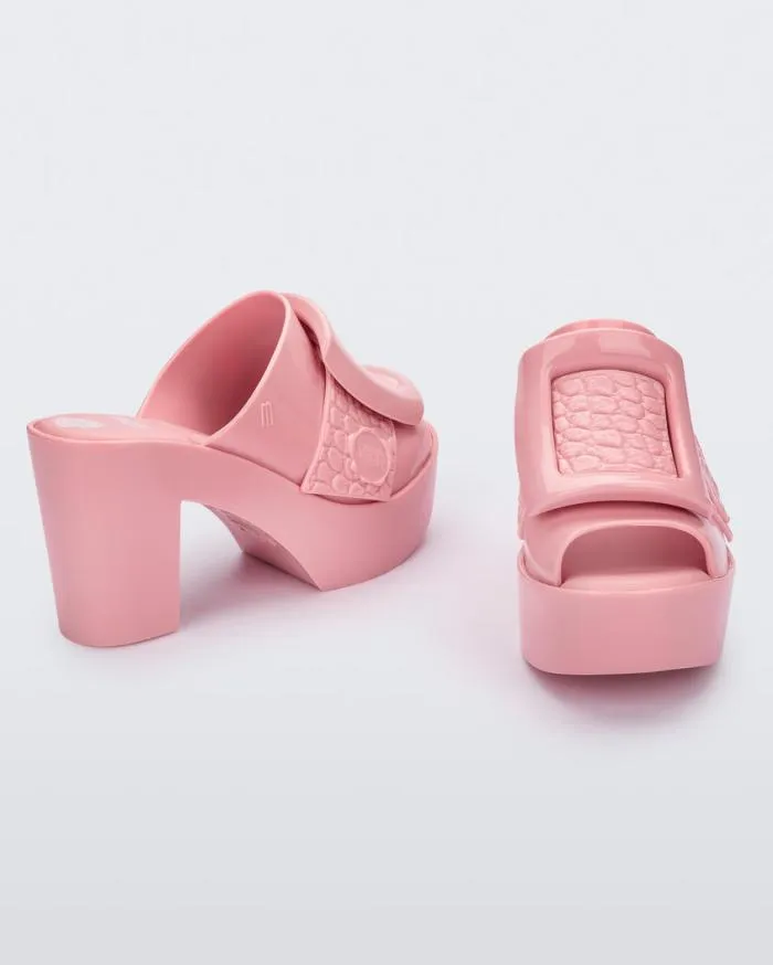 Women Buckle Up Mule Pinkpink Melissa Platforms