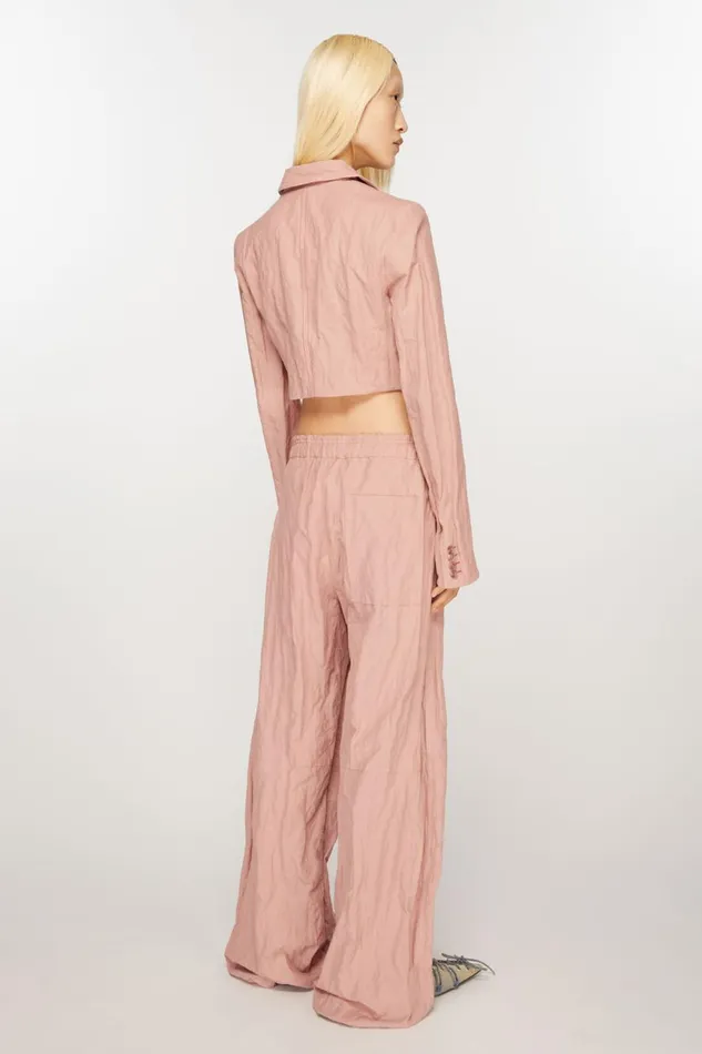 Women Casual Trousers Old Pink Acne Studios Trousers