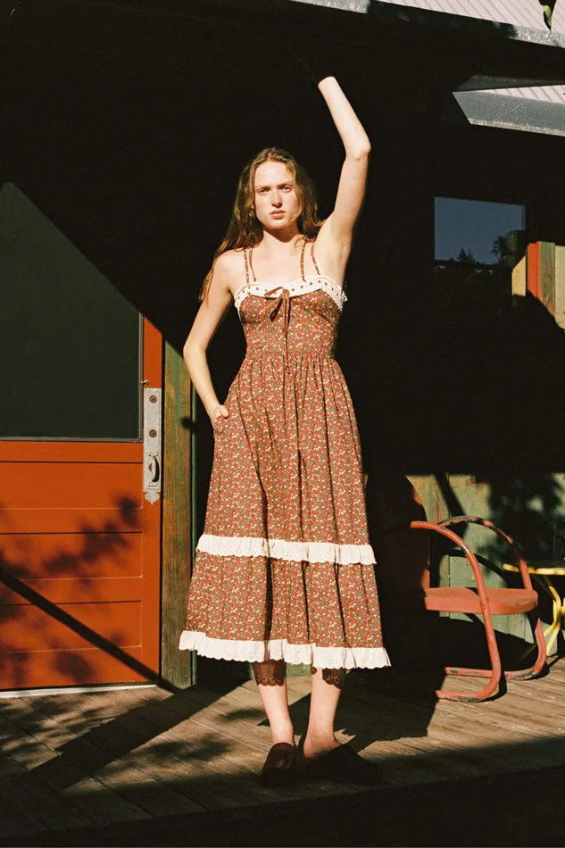 Women Christy Dawn The Emma Dress Evergreen Apple Harvest Dresses