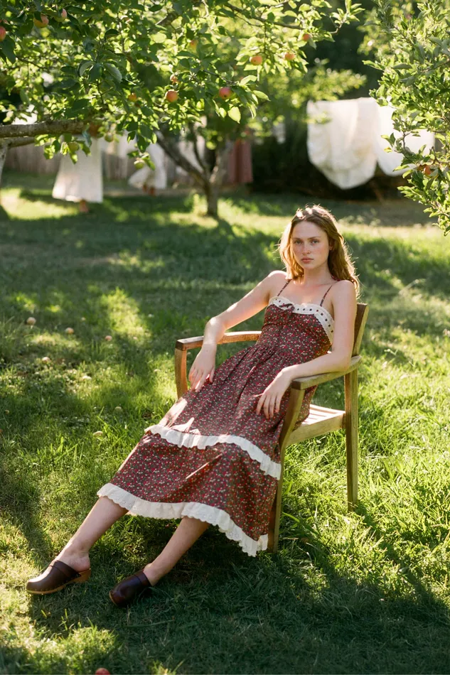 Women Christy Dawn The Emma Dress Evergreen Apple Harvest Dresses
