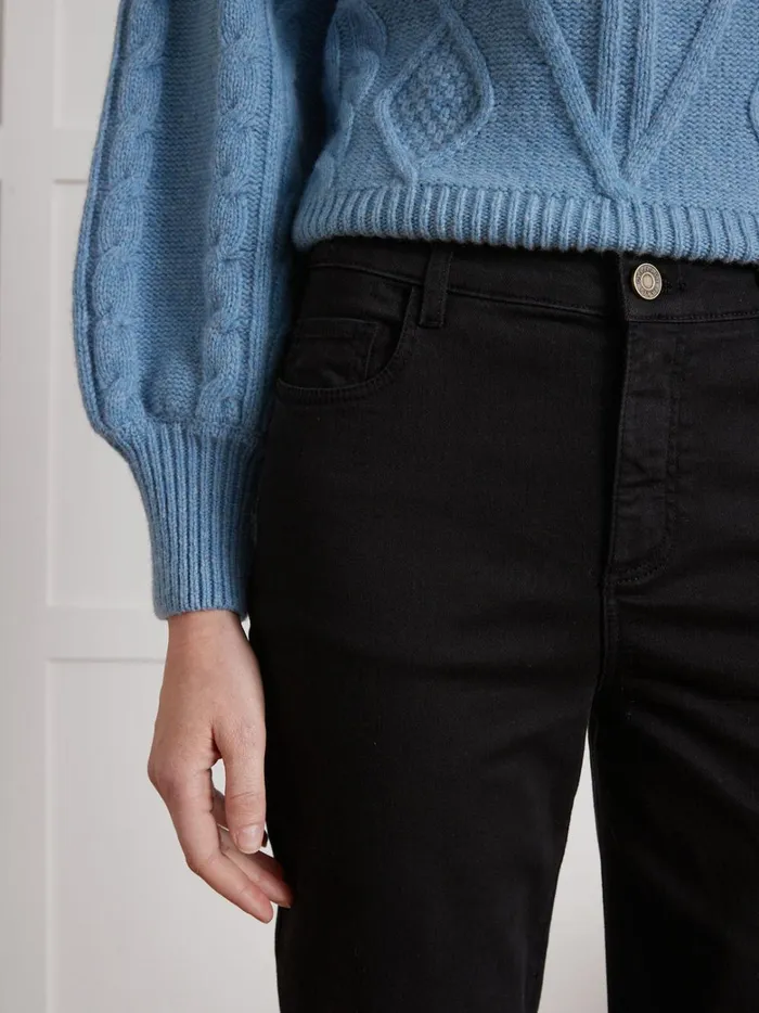 Women Clothing Cyrillus Aude SlimFit Jeans Noir