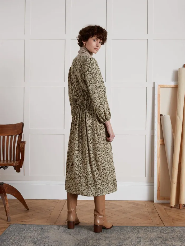 Women Clothing Cyrillus Pablo Piatti Glays Print Long Dress Imp Gladys
