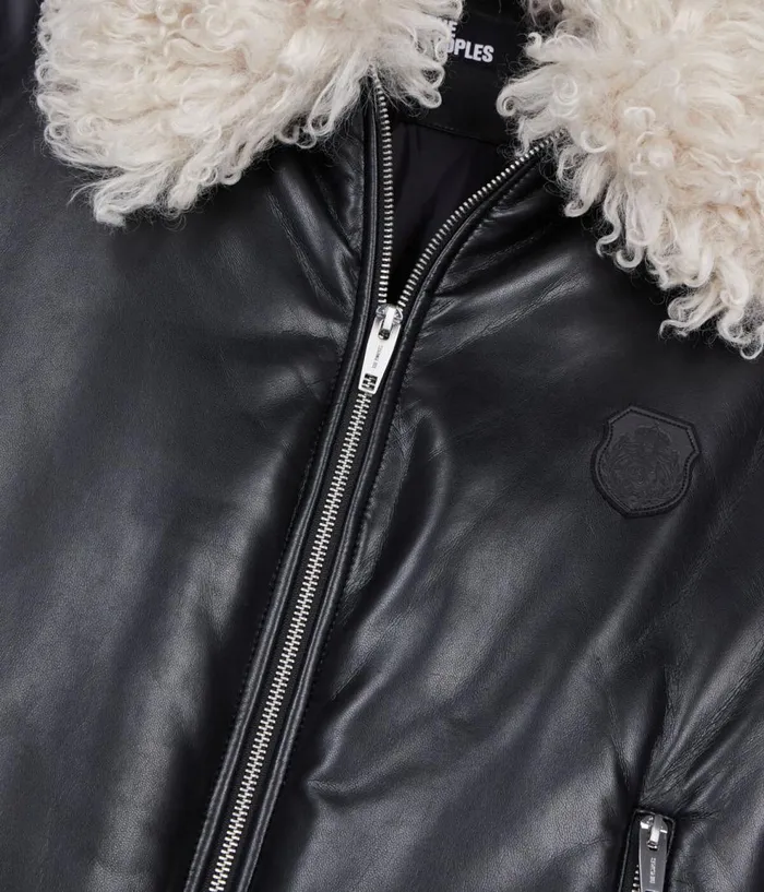 Women Coats and Jackets THE KOOPLES Black Leathereffect Jacket Women Coats and Jackets THE KOOPLES Black Leathereffect Jacket