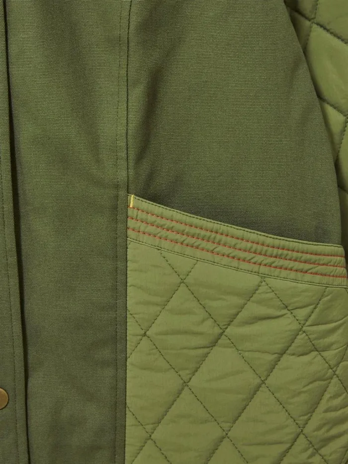 Women COATS and JACKETS White Stuff Avery Quilted Jacket Khaki Green