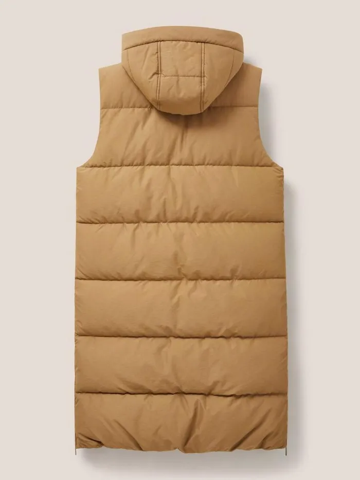 Women COATS and JACKETS White Stuff Ember Quilted Gilet Mid Tan Women COATS and JACKETS White Stuff Ember Quilted Gilet Mid Tan
