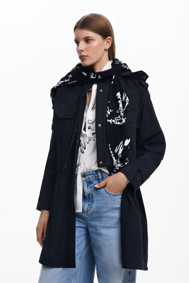 Women Coats And Jackets Desigual 2in1 Parka